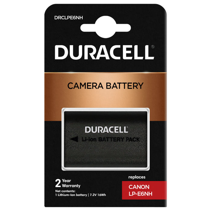 DRCLPE6NH | Duracell LP-E6NH Camera Battery for Canon