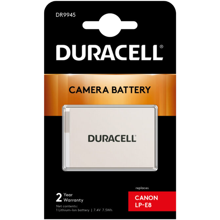 DR9945 | Duracell LP-E8 Camera Battery for Canon