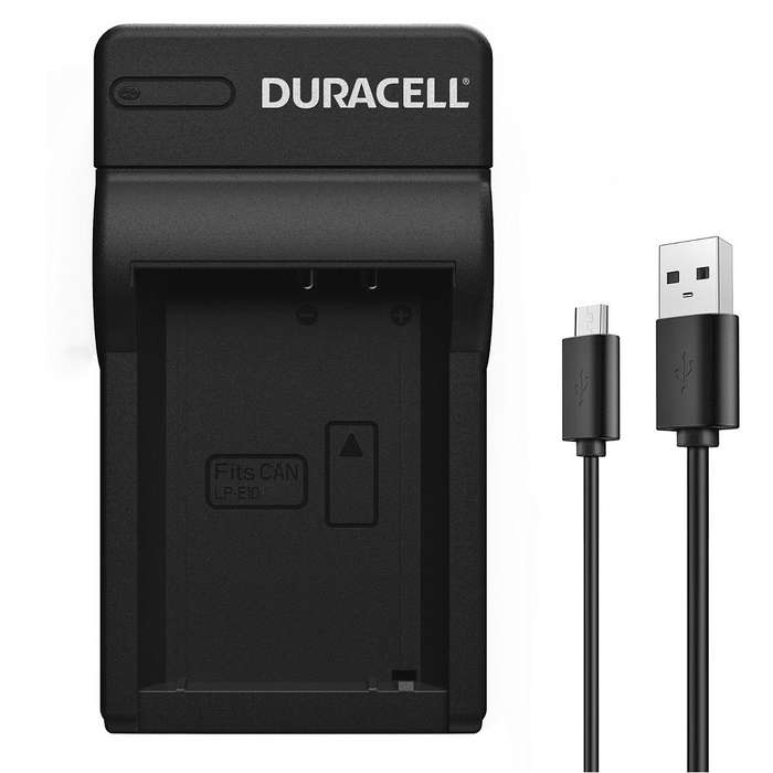 DRC5905 | Duracell Battery Charger for Canon LP-E10 Batteries