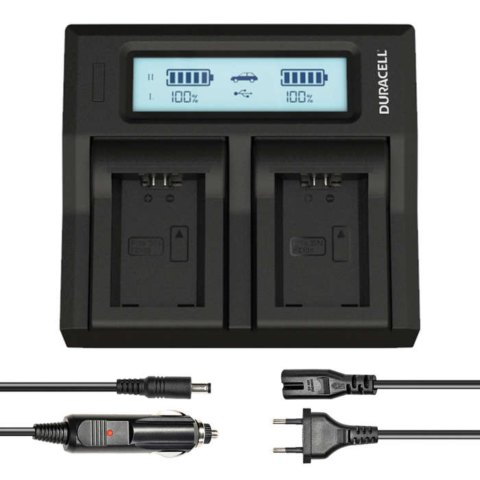DRS6122-EU | Duracell Battery Charger Charger for Sony NP-FZ100 Batteries