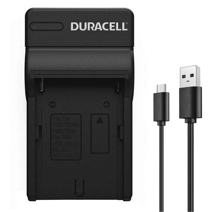 Charger for Sony NP-F550/750/970 Battery by Duracell | DRS5960
