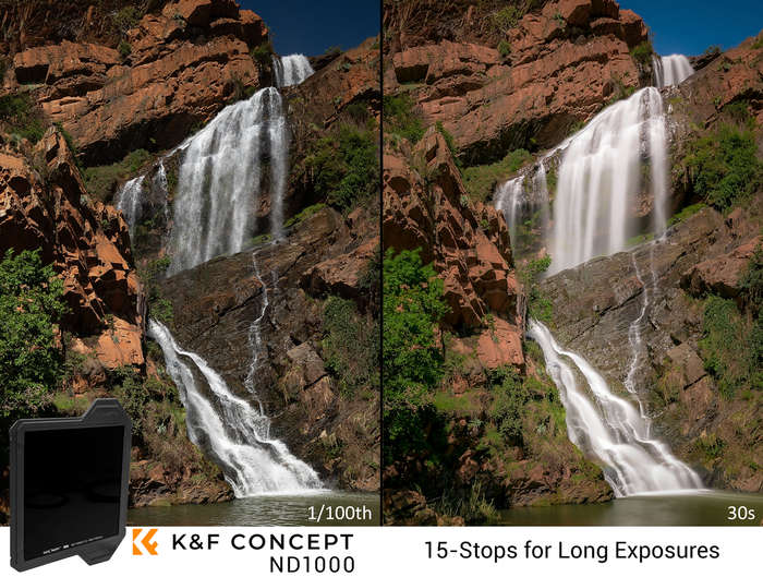 SKU.1878 | K&F X-Pro Filter System with CPL and ND1000 for 67-82mm lenses
