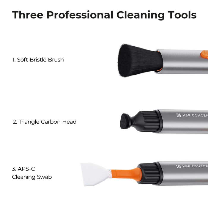 SKU.1899 | K&F 3-in-1 Camera and Sensor Cleaning Pen for APS-C Sensors