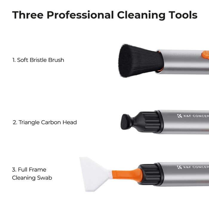 SKU.1900 | K&F 3-in-1 Camera and Sensor Cleaning Pen for Full Frame Sensors