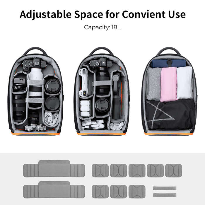 K&F Classic-Shooter a Slim Compact yet Spacious Camera Bag | KF13.140