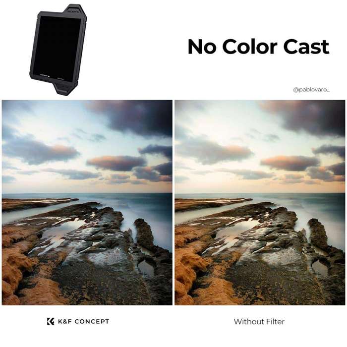 K&F X-PRO ND64 Filter with Frame 10x10cm a 6 f-Stop Reduction | SKU.1873