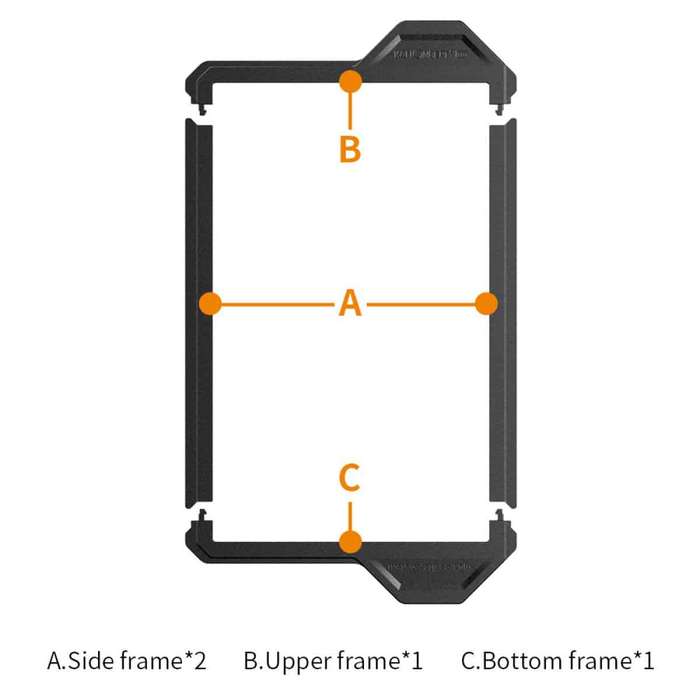 K&F X-Pro Protective Filter Frame a Set of 2 10x15cm Rectangular | KF31.039