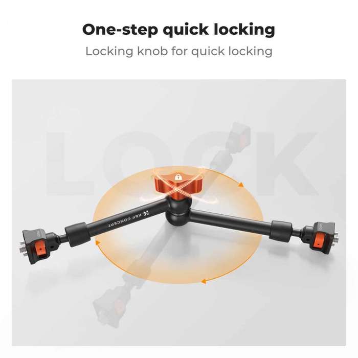 KF31.132 | K&F 11" (28cm) Magic Arm with Super Clamp