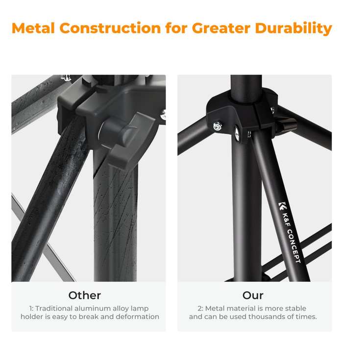 KF34.043 | K&F 2.8m Light Stand for 8kg Loads