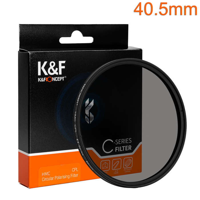 KF01.1431 | K&F 40.5mm Circular Polariser (CPL) Filter Classic Series