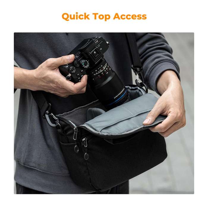 KF13.179 | K&F Urban Wander (Black) Photographers Sling Bag