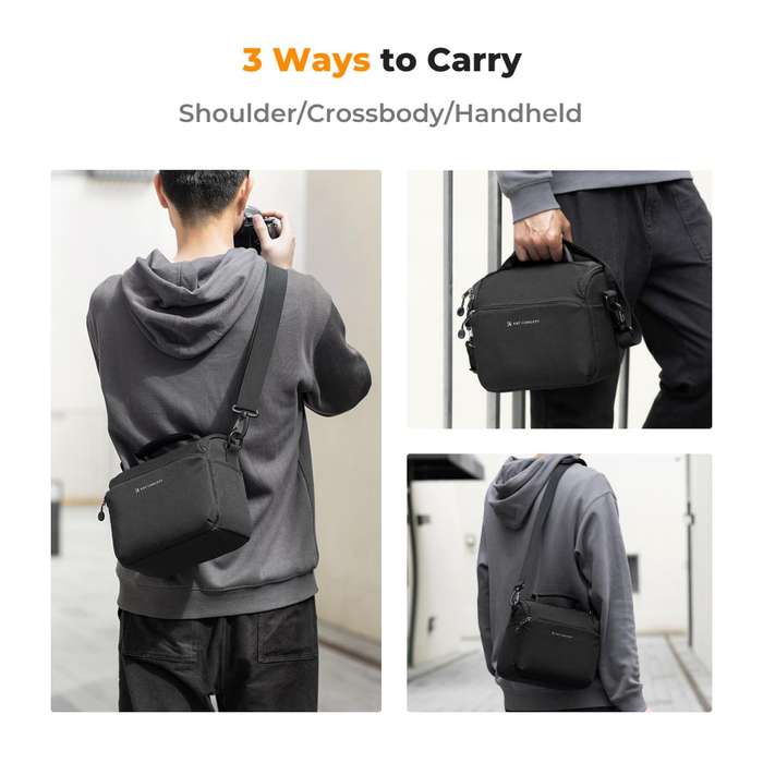 KF13.179 | K&F Urban Wander (Black) Photographers Sling Bag