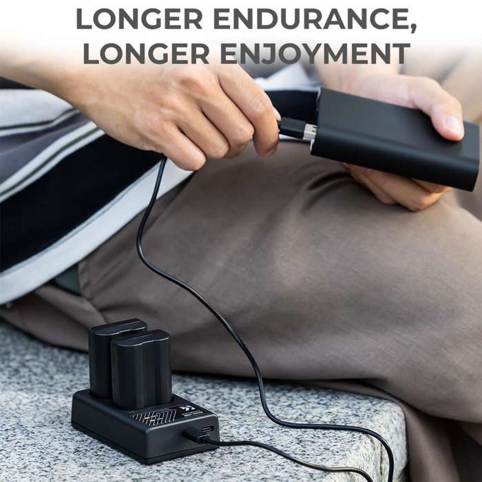 KF28.0006 | K&F Dual Charger for Nikon EN-EL15 Batteries