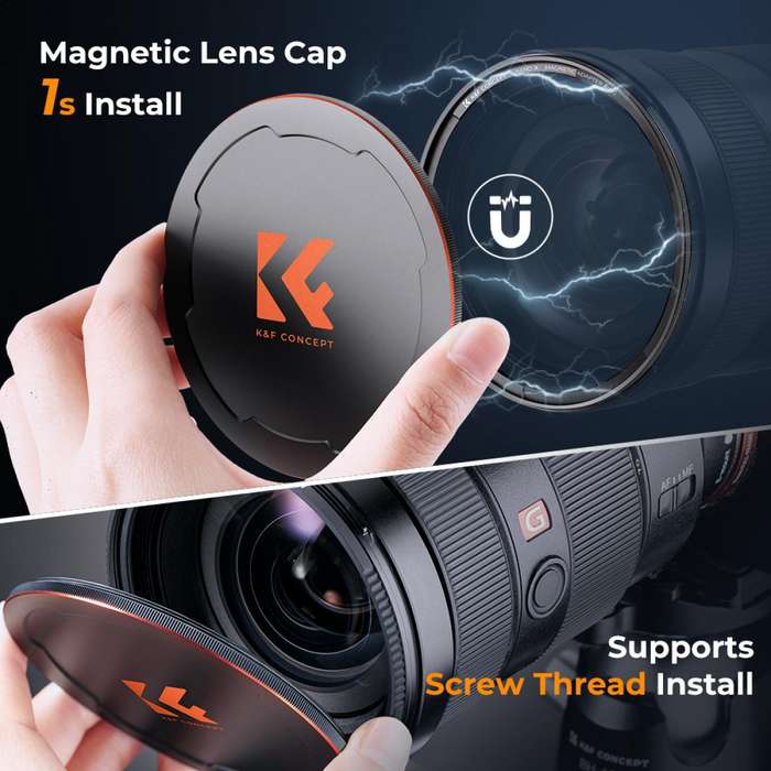 K&F Magnetic Circular Polariser Kit (CPL) Nano-X Series
