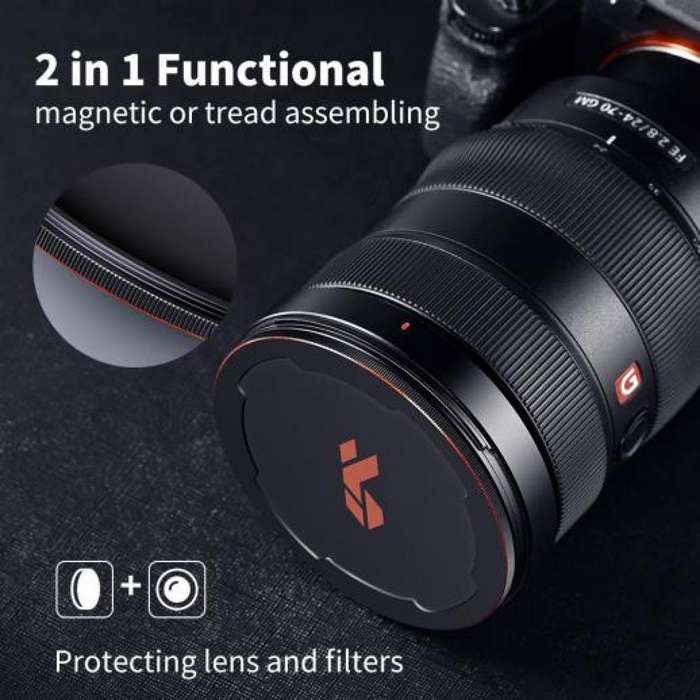 KF04.072 | K&F 72mm Magnetic Lens Cap