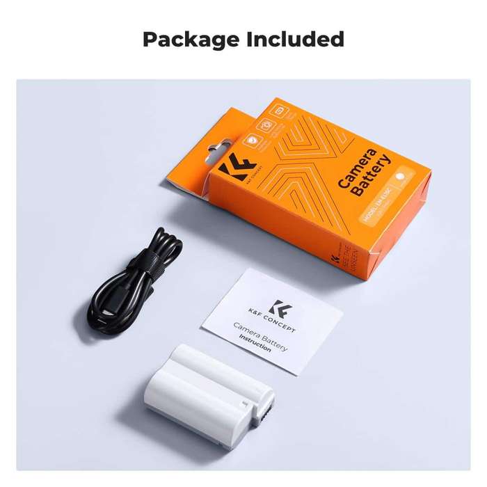 KF28.0041 | K&F EN-EL15C Camera Battery for Nikon with USB-C Charging Port