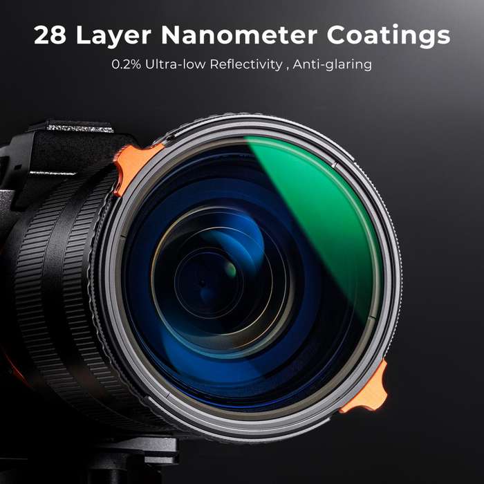 K&F 77mm 2-in-1 CPL and Variable ND4-64 Filter Nano-X Series | KF01.1917