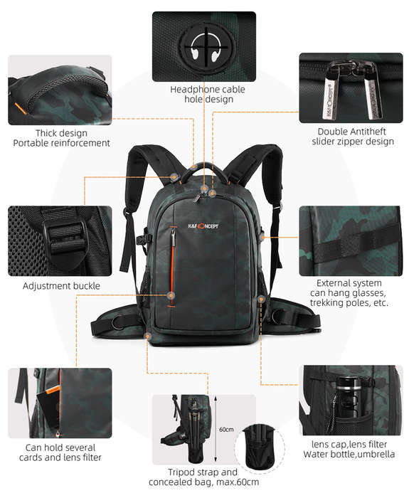 KF13.119 | K&F Trail-Shooter Photographer Backpack