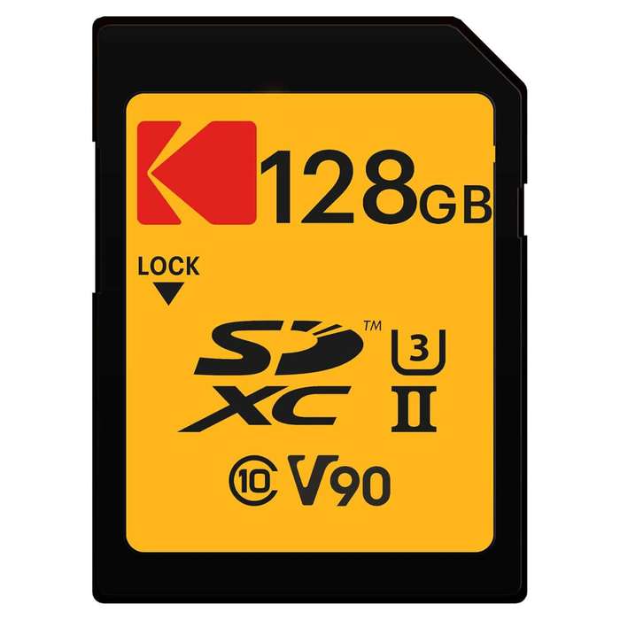 EKMSD128GUHS2V2K | Kodak 128GB SD V90