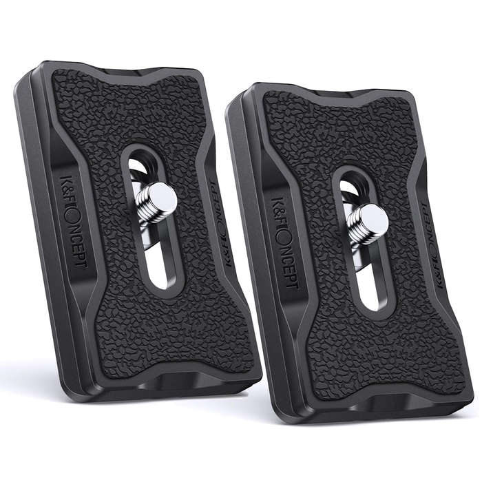KF31.030X2QRP | K&F 2X Quick Release Plates for Camera to Tripod Mounting