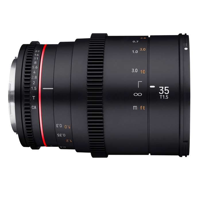 DSX35-NEX | Rokinon 35mm T1.5 Cine DSX Lens for Sony E Mount Cameras