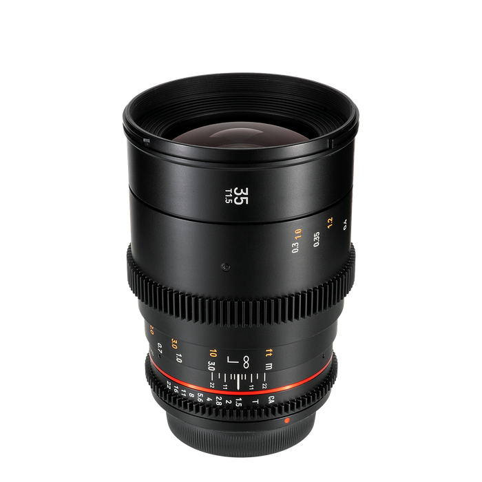 DSX35-NEX | Rokinon 35mm T1.5 Cine DSX Lens for Sony E Mount Cameras