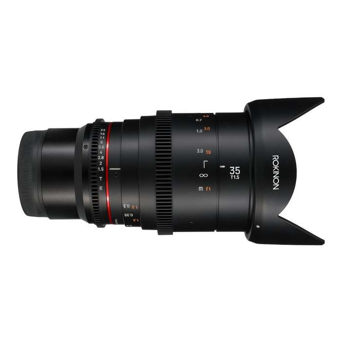 DSX35-NEX | Rokinon 35mm T1.5 Cine DSX Lens for Sony E Mount Cameras