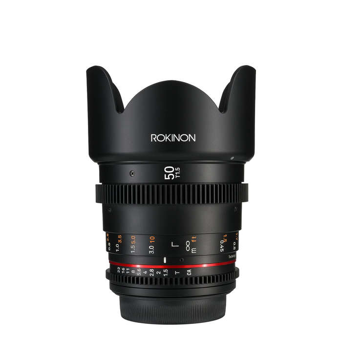 Rokinon 50mm T1.5 Cine DSX Lens for Canon RF Mount Cameras | DSX50-RF