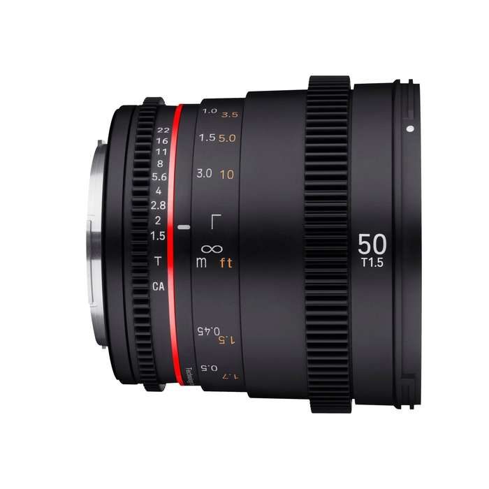 Rokinon 50mm T1.5 Cine DSX Lens for Canon RF Mount Cameras | DSX50-RF