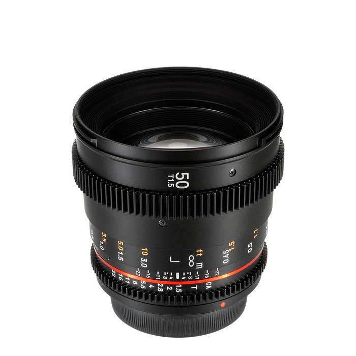 Rokinon 50mm T1.5 Cine DSX Lens for Canon RF Mount Cameras | DSX50-RF