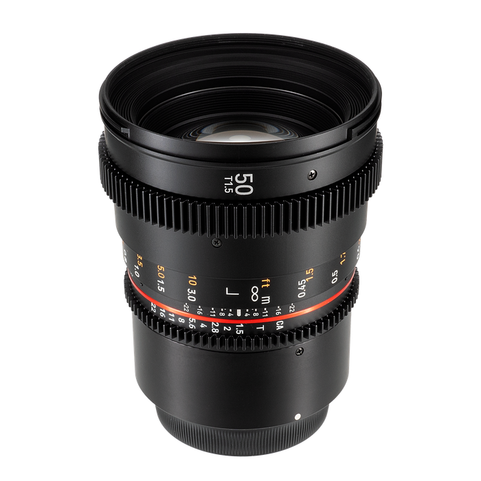Rokinon 50mm T1.5 Cine DSX Lens for Canon RF Mount Cameras | DSX50-RF
