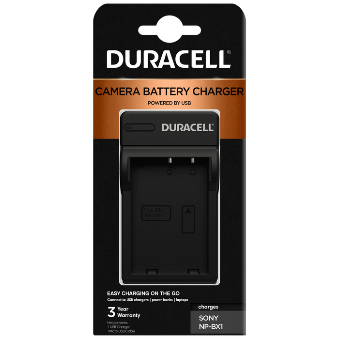 DRS5963 | Duracell Battery Charger for Sony NP-BX1 Batteries