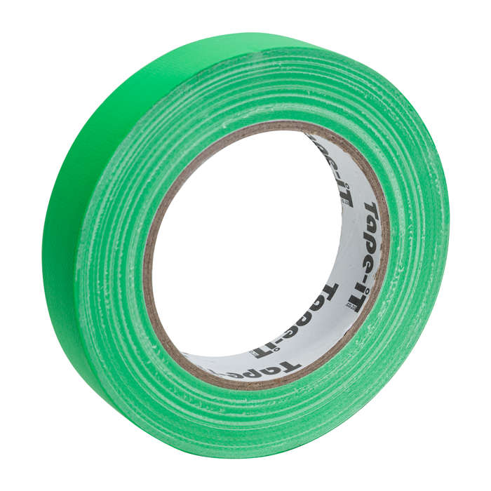 Tape-iT 5 Pack of Green Gaffer Tape Roll 24mm x 25m | Ti2425GG5