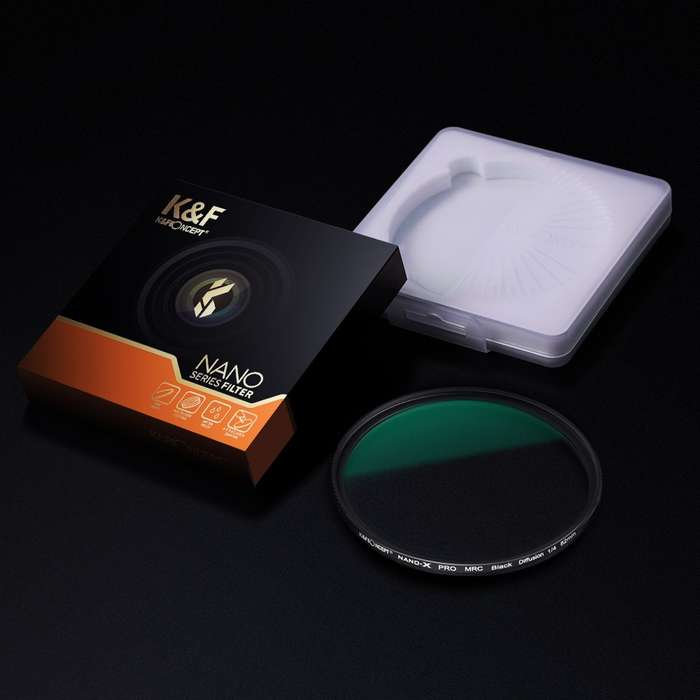 K&F 49mm Black Mist Diffusion Effect Filter 1/8 Nano-X Series | KF01.1485