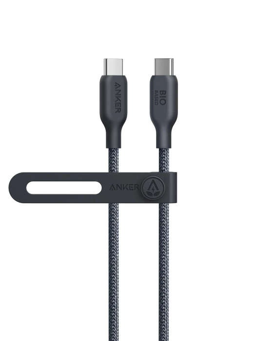Anker 543 USB-C to USB-C 240w Cable (Bio-Braided) - Black - 0,9m