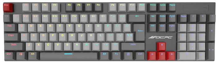 ZERO PRO GAMING KEYBOARD DARK GREY