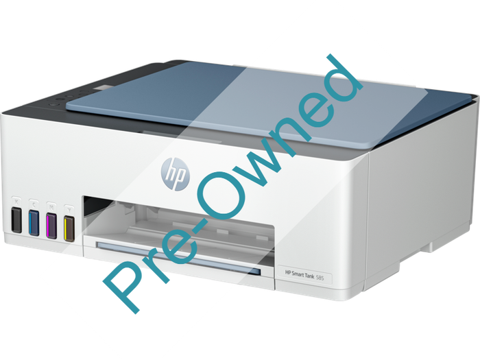 CPO HP SMART TANK 585 ALL-IN-ONE PRINTER. PRINT, COPY, SCAN. PRINT TECHNOLOGY: HP THERMAL INKJET....