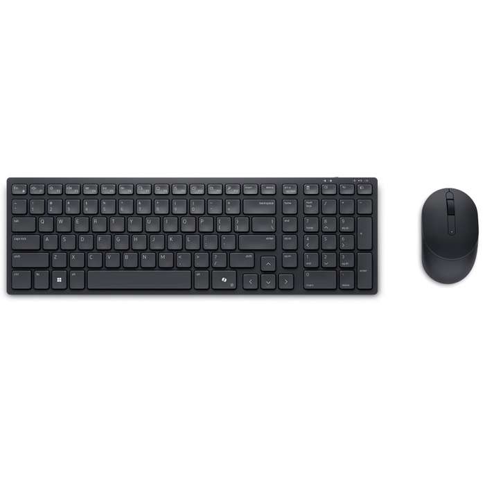 DELL PRO COMPACT SILENT KEYBOARD AND MOUSE - KM555 - US INTERNATIONAL (QWERTY)
