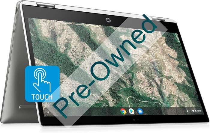 CPO HP CHROMEBOOK 14A X360 | AIRES 20C2 | CELERON N4120 QUAD | 4GB LPDDR4 ON-BOARD | 64GB EMMC | ...