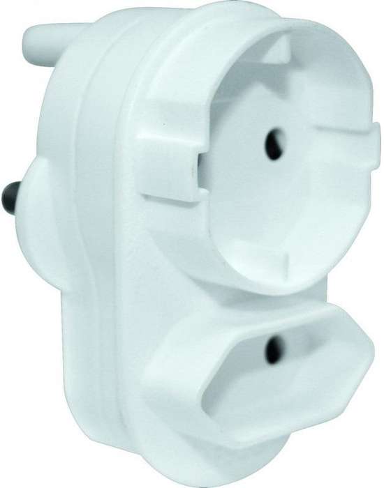 3PIN TO 2PIN + 2PIN ROUND