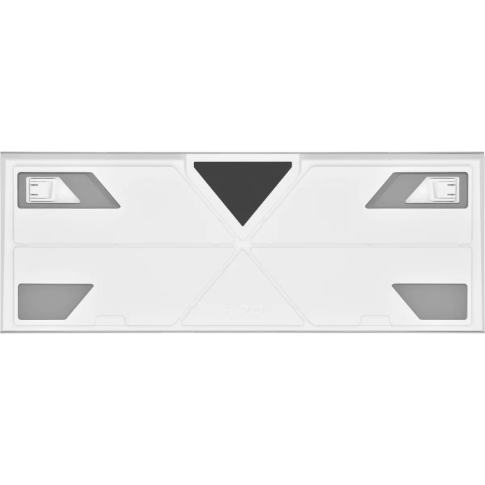 Corsair K70 PRO RGB Optical-Mechanical Gaming Keyboard - Corsair OPX switches - White