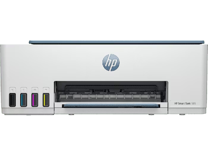 HP SMART TANK 585 ALL-IN-ONE PRINTER. PRINT, COPY, SCAN. PRINT TECHNOLOGY: HP THERMAL INKJET. PRI...