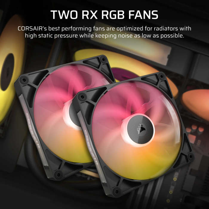 Corsair iCUE LINK TITAN 280 RX RGB Liquid CPU Cooler - RX140 RGB Fans  Fits Intel® LGA 1851/17...