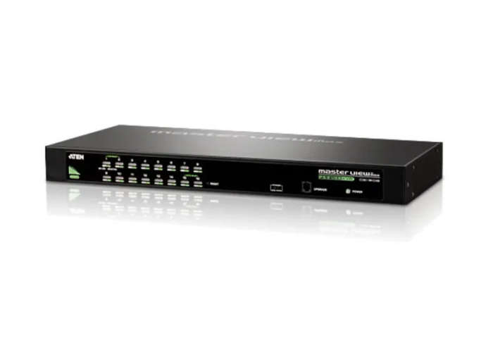 ATEN 16-Port PS/2-USB  VGA KVM Switch/Cascade/W/(US/EU/OUT) ADP. ATEN