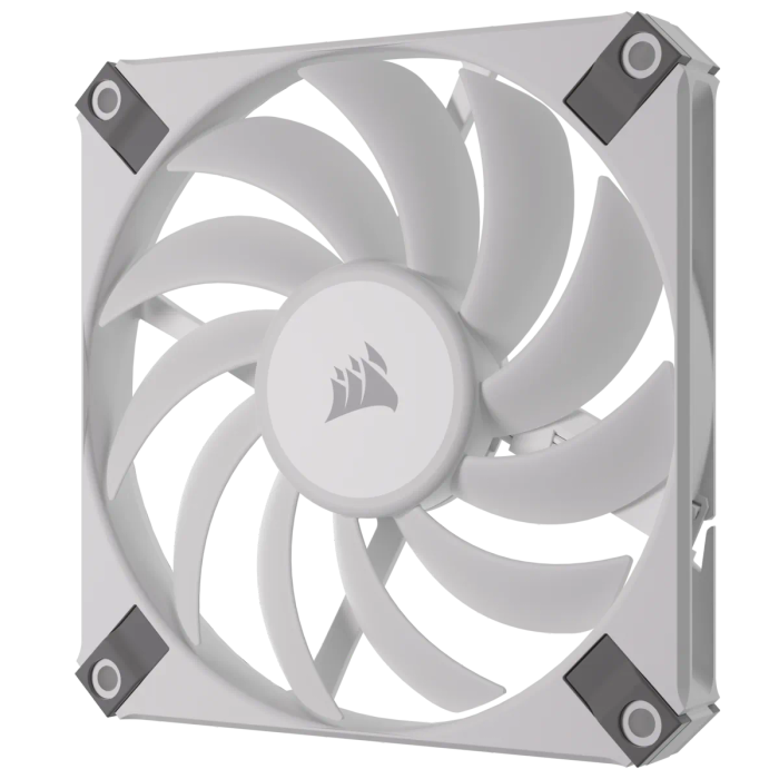 Corsair iCUE AF120 RGB SLIM 120mm PWM Fluid Dynamic Bearing Fan - White