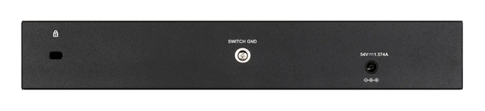 D-LINK 8-ports 10/100/1000Base-T PoE Smart Switch plus 2 SFP ports - 78W PoE budget