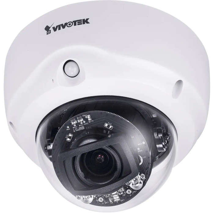 VIVOTEK Indoor Dome; 2MP; 2.8-12mm Remote Focus; 50M IR; WDR PRO; IO.
