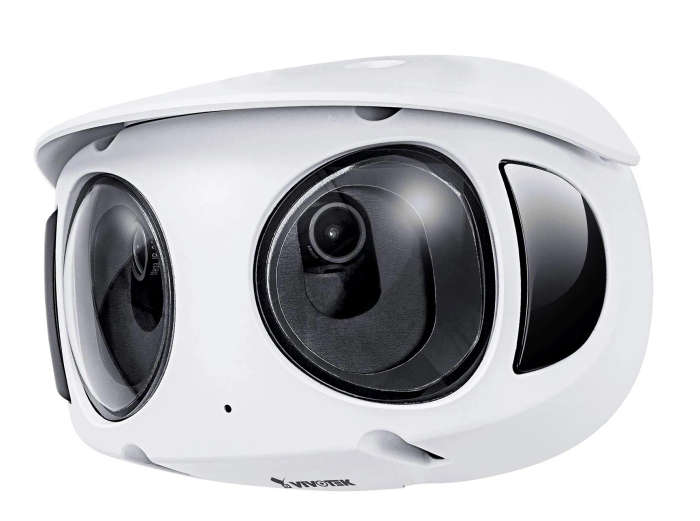 Outdoor Vandal Dome; 8MP 180° (4736x 1648); (2x4M sensors);30fps; H.265; 2.8mm each lens; D/N; I...