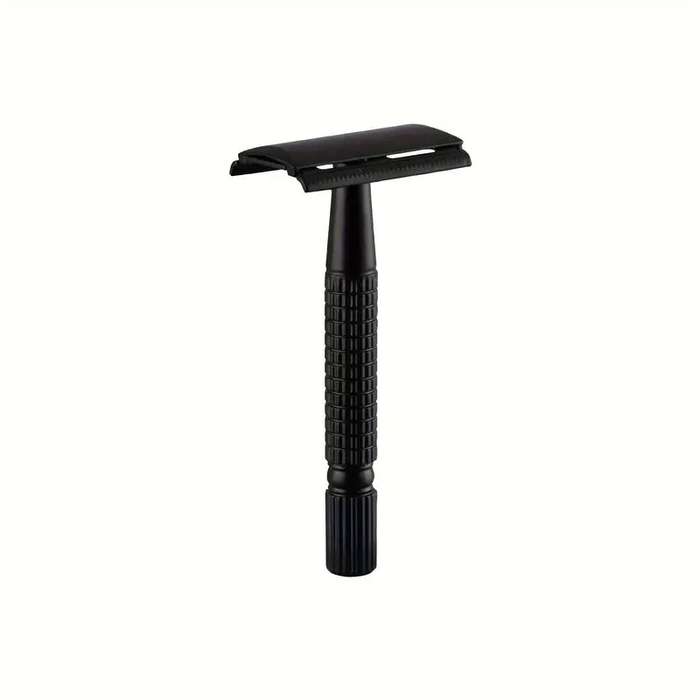Premium Matte Black Double Edge Safety Razor