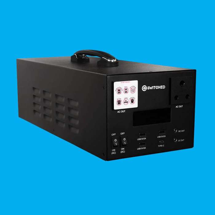 Switched 1000W Professional Portable UPS Power Station (1014Wh)